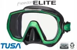 Sukeldumismask TUSA FREEDOM ELITE M1003, must ja roheline