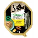 Niiske kassitoit SHEBA kanaga kastmes, 85 g