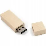 Puidust USB m&auml;lupulk, 8 GB, hele vaher