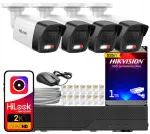 Hikvision HiLook 4MPx 4 kaameraga 2K PoE videovalve komplekt