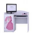 Laste kirjutuslaud DESK HAPPY B08, valge