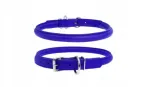 Nahast koera kaelarihm COLLAR GLAMOUR, 10 mm, 33-41 cm, tumesinine