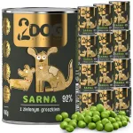 Koerakonservid hirveliha, 400 g, monoproteiiniga, h&uuml;poallergeensed, kiudainetega