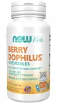 NOW Foods BerryDophilus Kids probiootikumid lastele, mustikamaitselised, 60 kapslit