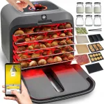 Yoer 11in1 seente kuivati, 500W, 5 resti, suur, automaatne