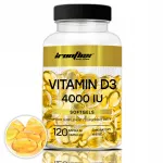 Toidulisand IRONFLEX vitamiin D3 4000IU, 120 kapslit
