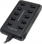USB jaotur LogiLink 10x USB-A 2.0 (UA0125)