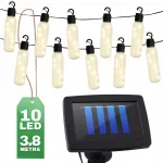 P&auml;ikese aia rippvalgusti 10x LED lambiga, 3,8 m
