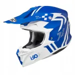 Motorratturi kiiver HJC i50 HEX, valge/sinine, matt, suurus M