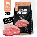 Kuivtoit koertele Pan Mięsko, vasikaliha, kalkuniliha, k&ouml;&ouml;giviljad, v&auml;ikestele t&otilde;ugudele, 9 kg