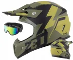 Laste kiiver ZED X1 S (48 cm) enduro, prillidega, ECE 22.06