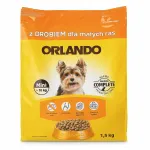 Kuiv toidud v&auml;ikese t&otilde;uga koertele Orlando linnulihaga, 1,5 kg