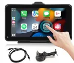 7-tolline auto raadio CarPlay, Android Auto ja MirrorLinkiga