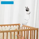 Reguleeritav 80 cm beebivoodi kaamera hoidik, kinnitatav ilma puurimiseta