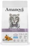 Amanova Cat Sterilised steriliseeritud kasside kuivtoit valge kalaga, 4 kg