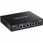 V&otilde;rgul&uuml;liti TRENDnet TEG-S762, 6 porti, 10G, must, metall