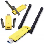 Traadita USB v&otilde;rgukaardi adapter, 1200 Mbps, 2,4 GHz / 5 GHz, USB 3.0