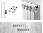 Alumiiniumradiaator Alba 800, 10 sektsiooni