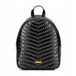 WITTCHEN eco leather 101-4Y-425-1G naiste must-kuldne seljakott