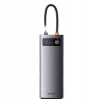 USB-C jaotur Baseus Metal Gleam 7in1: 3x USB 3.0, HDMI, USB-C PD