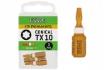 ESSVE XTR TX10 25 mm kruvikeeraja otsikud, 3 tk.