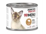 John Dog 99 Menu niiske kassitoit merek&uuml;&uuml;likuga, 200 g