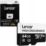 Lexar 64GB Micro SDXC Car Camera m&auml;lukaart