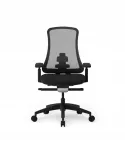 Ergonoomiline kontoritool FLEXISPOT Gabriel, must v&otilde;rk, 4D reguleerimine