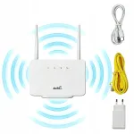 4G LTE modem-ruuter CP106-E, 300 Mb/s, v&auml;line antenn, SIM-kaardipesa, valge