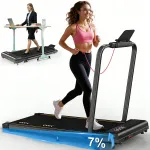 Kokkupandav elektriline jooksulint, 120 kg, 12 km/h, 2,5 hj, kaugjuhtimispuldiga