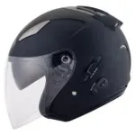 Motorratturi kiiver KYT HELLCAT, mattmust, suurus L