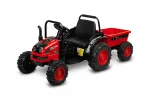 Laste elektriline traktor haagisega, 152 cm, puldist juhitav