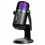 Arvuti kondensaator USB mikrofon NRC 192kHz 24bit RGB-iga stuudio ja m&auml;ngude jaoks