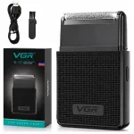 VGR juhtmevaba USB-ga meeste elektriline habemenuga