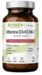 Toidulisand BIOWEN Vitamiin D3 4000 + K2 MK7 100 &micro;g, 90 kapslit