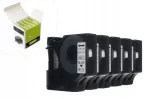 Sildilint JetWorld Dymo D1, must valgel, 12 mm x 7 m, 5 tk, LM100