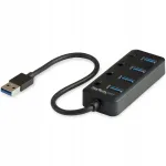 USB jagaja StarTech HB30A4AIB, 4 porti, USB 3.2 Gen 1