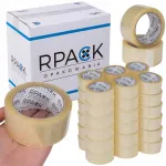 L&auml;bipaistev akr&uuml;&uuml;l kleepuv teip RPACK, 48 mm x 90 m, 36 tk