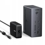 3 monitori dokipunkt, 2x DisplayPort, HDMI, USB-C 100W, 10 Gb/s