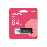 USB m&auml;lupulk ADATA C906 64GB, must, USB 2.0