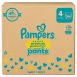 M&auml;hkmed p&uuml;ksikud Pampers Premium Protection suurus 4, 9-15 kg, 168 tk