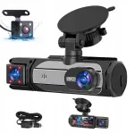 Kolme kaameraga Full HD WiFi 1080P auto kaamera tagakaameraga ja 24h salvestusega