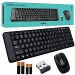 Juhtmevaba klaviatuur ja hiir LOGITECH kontoriarvutile