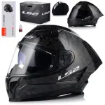 Mootorratturi kiiver LS2 FF807 CARBON Forged Blendiga, Pinlock ja 2 klaasiga