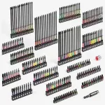 Kruvikeerajate otsikute komplekt, 217 tk, S2 teras, PH, PZ, TORX