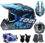 T&auml;isn&auml;o kiiver Cross, Enduro mootorratastele ja skuutritele, XL (59-60 cm)