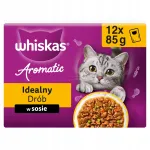 WHISKAS m&auml;rg kassitoit linnulihaga kastmes t&auml;iskasvanud kassidele, 12 x 85 g