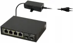PoE l&uuml;liti Pulsar SFG64, 4x gigabit PoE, 2x SFP
