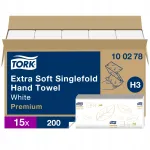 TORK 100278 &uuml;tlemata pehmed ZZ paberr&auml;tikud, 3000 lehte, imavad