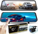 Videoregistraator KADY auto tagurduskaamera ja puutetundliku peegliga